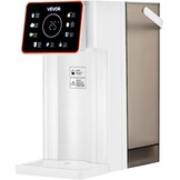 VEVOR Instant warmwaterdispenser, aanrecht kokend water dispenser met instelbare 6 temperaturen en 7 watervolumes, 100 oz verwijderbare watertank, snelle verwarming met touchscreen en kinderslot voor
