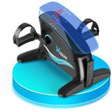 MOSUNY Elektrische Mini Hometrainer - Zwart/Wit - Met 15 Snelheden en Afstandsbediening
