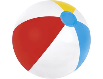 BESTWAY - Opblaasbare Bal - Strandspel - 31021 - Multicolor - Plastic - Kinderspeelgoed - Zwembad - Zomerspel - Lichtgewicht - 50 cm - Vanaf 24 maanden - Maat 51 cm