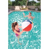 BESTWAY - Opblaasbare Bal - Strandspel - 31021 - Multicolor - Plastic - Kinderspeelgoed - Zwembad - Zomerspel - Lichtgewicht - 50 cm - Vanaf 24 maanden - Maat 51 cm