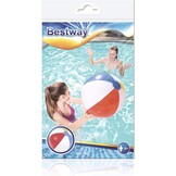 BESTWAY - Opblaasbare Bal - Strandspel - 31021 - Multicolor - Plastic - Kinderspeelgoed - Zwembad - Zomerspel - Lichtgewicht - 50 cm - Vanaf 24 maanden - Maat 51 cm