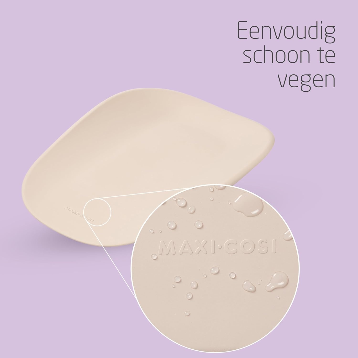 Maxi-Cosi Mavis, Baby Verschoonkussen, 50x70 cm, Vanaf Geboorte, Baby's en Peuters, Hoge Afgeronde Randen, Eenvoudig te Reinigen, Antislip Onderkant, Verschoningsmat van Zacht Schuim, Muted Terra