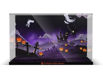Cooldac Acryl Display Case voor Lego Tim Burton's Nightmare Before Christmas 21351