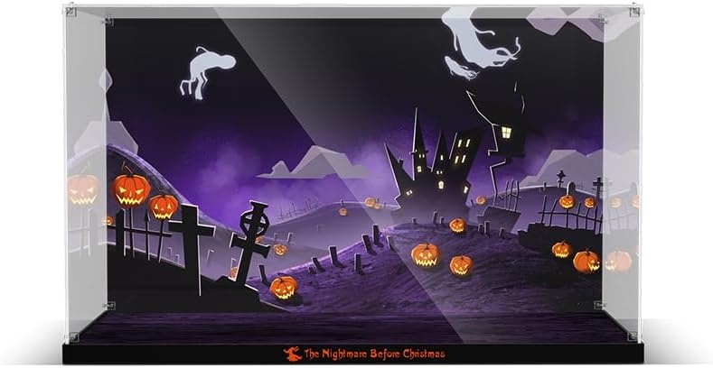 Cooldac Acryl Display Case voor Lego Tim Burton's Nightmare Before Christmas 21351