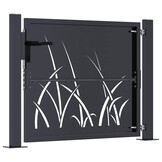 vidaXL Poort 105x105 cm Staal Antraciet - 35% Korting