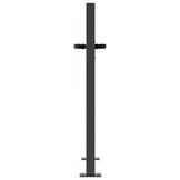 vidaXL Poort 105x105 cm Staal Antraciet - 35% Korting