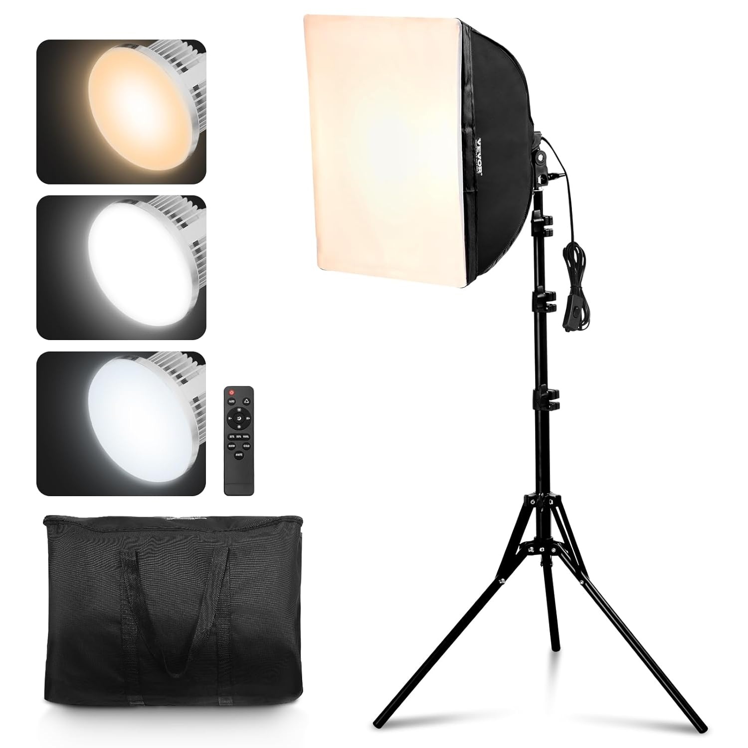 Softbox Verlichtingsset 400x400mm - 33% Korting!