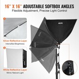 Softbox Verlichtingsset 400x400mm - 33% Korting!