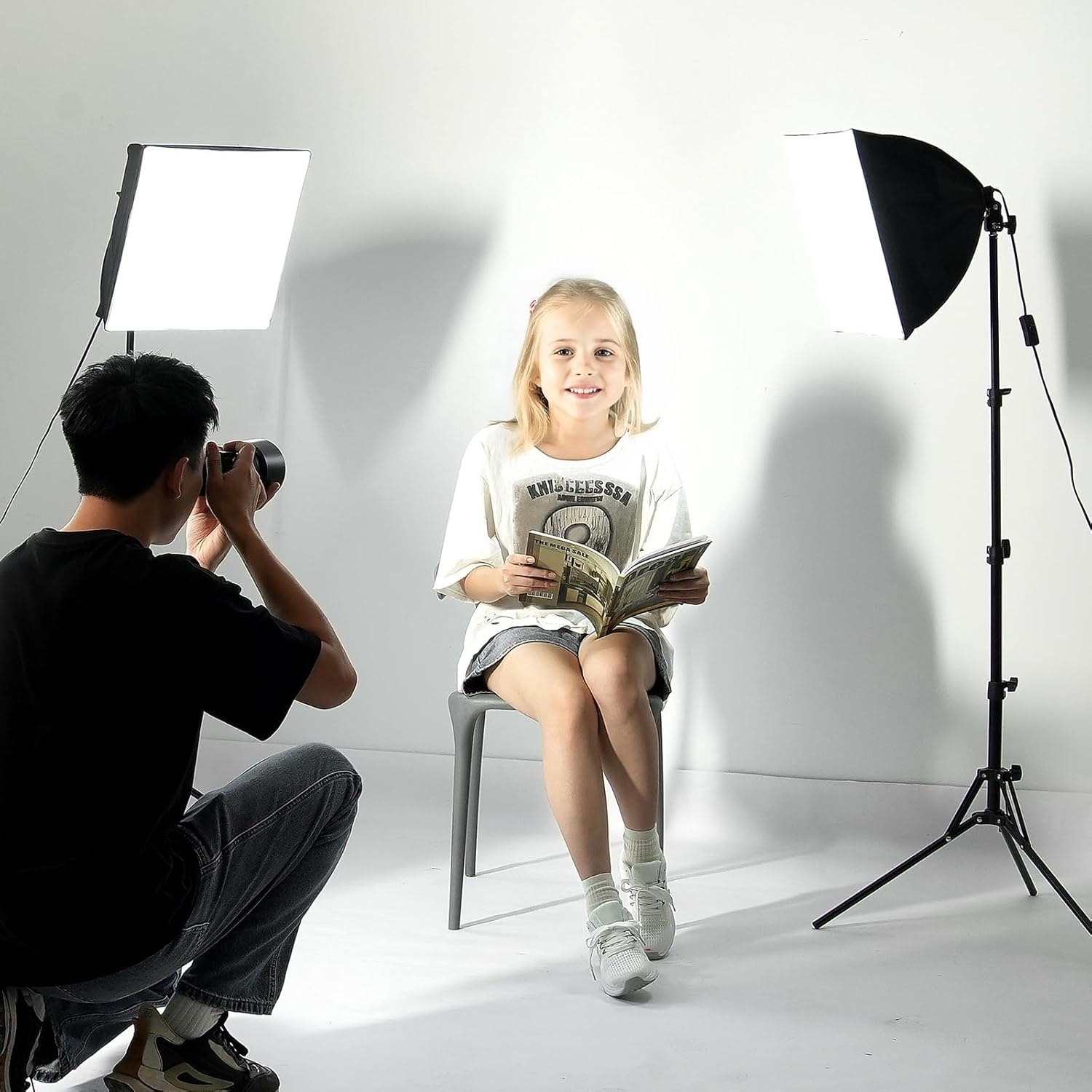 Softbox Verlichtingsset 400x400mm - 33% Korting!