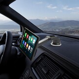 VEVOR Draadloze autoradio, centraal HD-touchscreen, 22,9 cm, compatibel met Apple CarPlay en Android auto, met achteruitrijcamera, spraakbediening, spiegellink, bluetooth, GPS-navigatie, voor auto