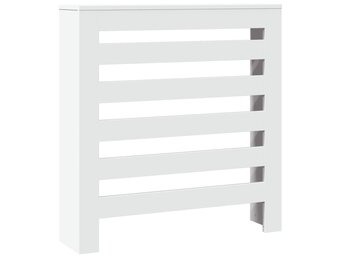 vidaXL Radiatorombouw 78x20x82 cm bewerkt hout wit