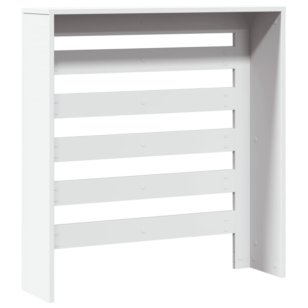 vidaXL Radiatorombouw 78x20x82 cm bewerkt hout wit