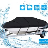 Big Ant 600D bootafdekking, 100% waterdicht, bootzeilen, stofdicht, UV-bestendig bootzeil voor jacht, snelboot, visboot, V-romp, 4 x 40 m