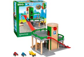 Houten Parkeergarage Trein Speelset | 40% Korting