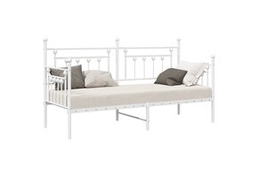 Daybed Frame Wit Staal 80x200 cm - 41% Korting