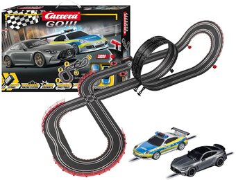 Carrera - 20062577 - Carrera GO!!! Chase 'n Race racebaanset, racebaan met gelicentieerde slotcars, tot 2 spelers, voor kinderen vanaf 6 jaar en volwassenen