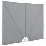 Inklapbaar Terrasscherm 240x160cm Grijs - 63% Korting!