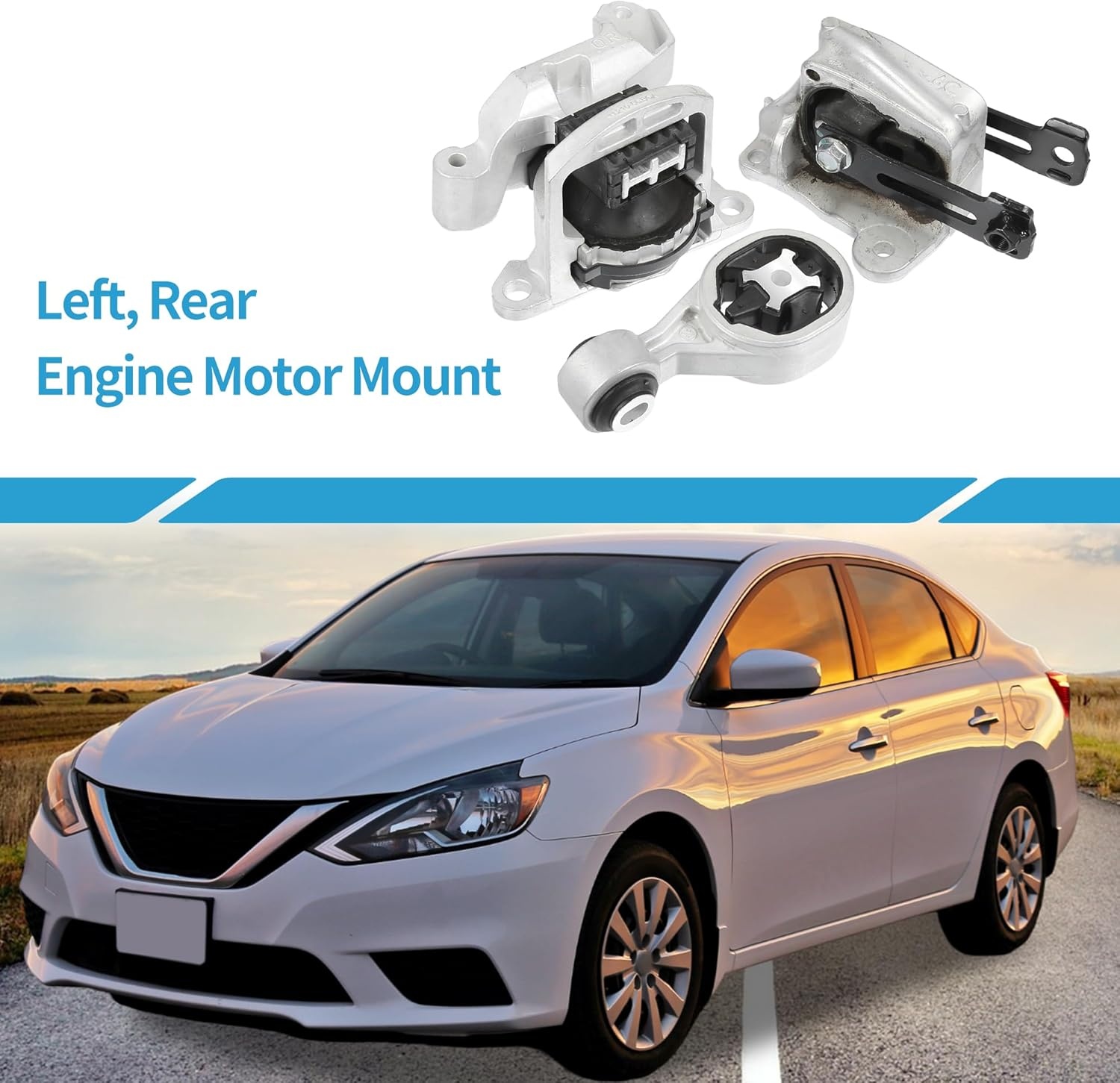 Motorsteun Set Nissan Altima 2.5L 2019-2023 | 75% Korting