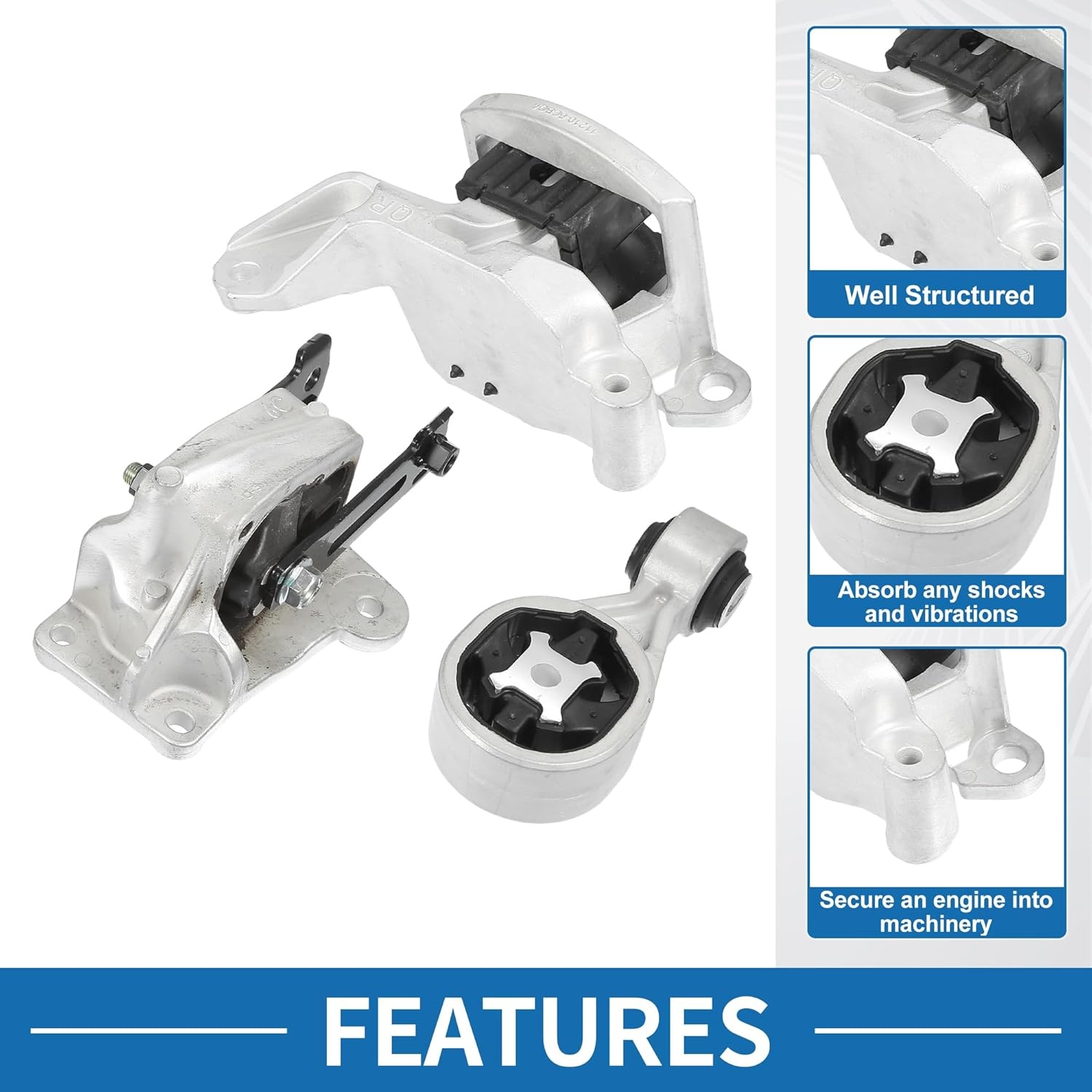 Motorsteun Set Nissan Altima 2.5L 2019-2023 | 75% Korting