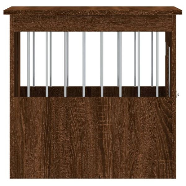 Hondenbench & bijzettafel bruin eiken, 45x62x59 cm - 29% Korting!