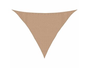 vidaXL Zonnezeil Taupe 4x4x5,8m HDPE - 46% Korting!