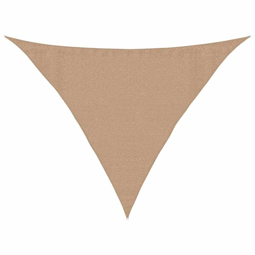 vidaXL Zonnezeil Taupe 4x4x5,8m HDPE - 46% Korting!