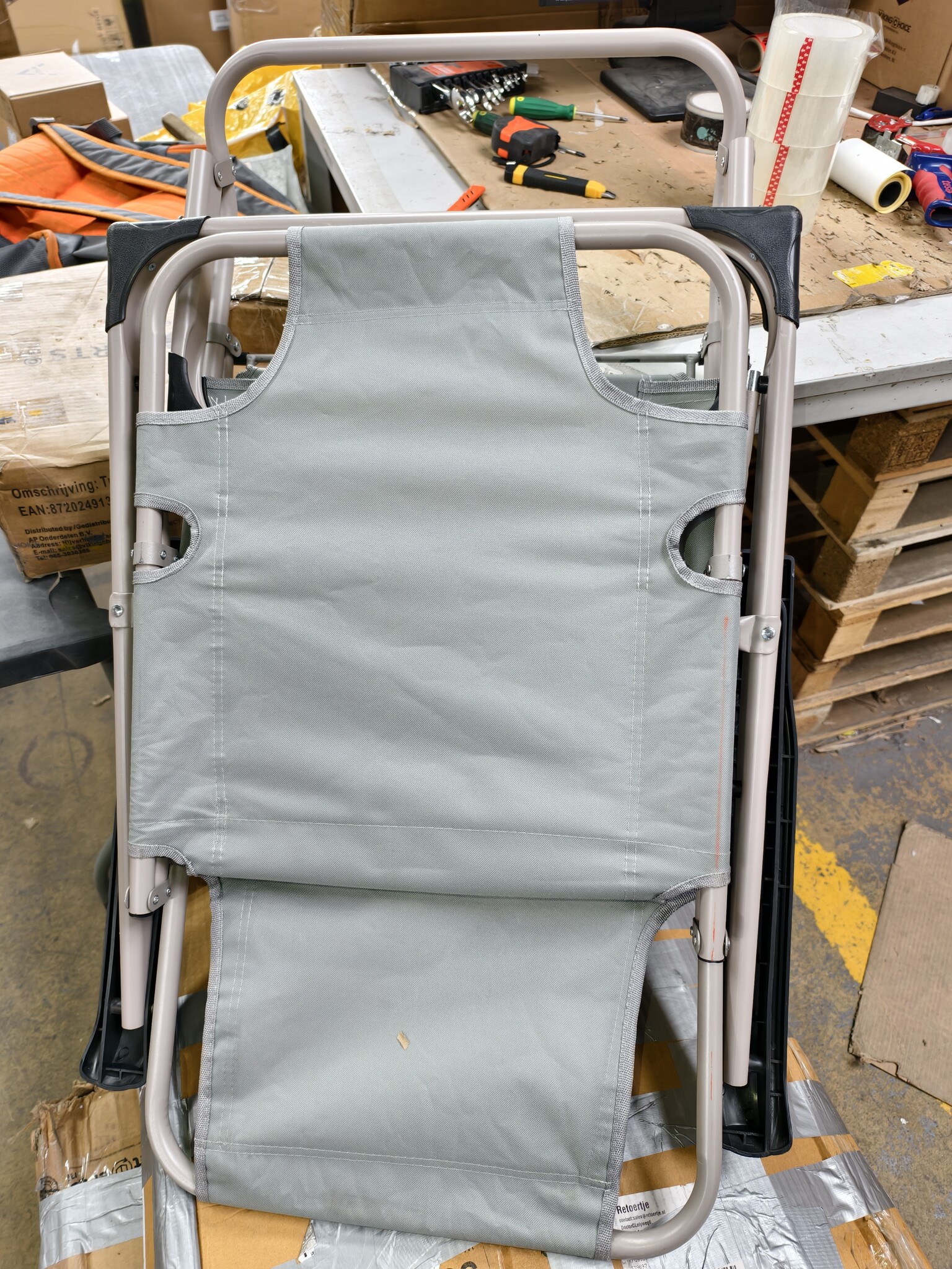 Premium Weerbestendig Tuinligbed - Duurzame Relaxstoel met Matras - 120kg