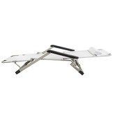 Premium Weerbestendig Tuinligbed - Duurzame Relaxstoel met Matras - 120kg