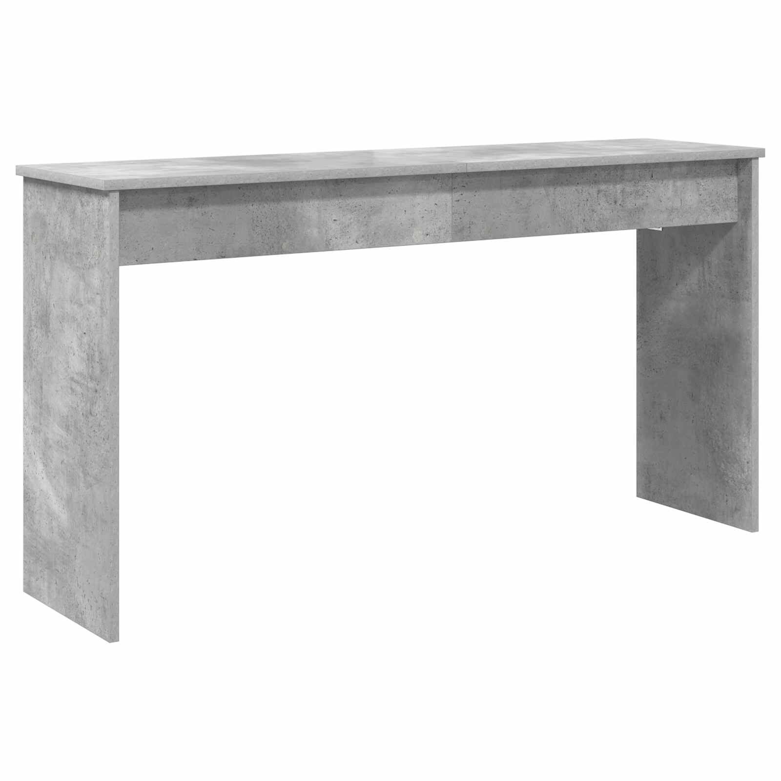 vidaXL Keyboardstand Beton Grijs 120 x 32 x 64 cm Bewerkt hout