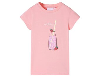 Kindershirt 116 roze