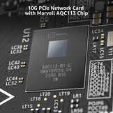 YuanLey 10G PCIe Netwerkkaart met Marvell AQC113 Controller