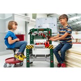 Theo Klein 8574 Bosch werkbank met 77 onderdelen I Met gereedschap en toebehoren I Werkblad met leerfunctie I Speelgoed voor kinderen vanaf 3 jaar