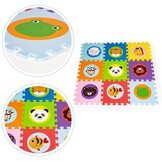 EVA foam mat voor kinderdieren 90x90cm 9 st.