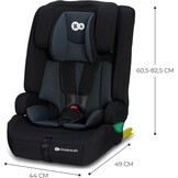 i-Size Autostoel R129 (15m-12jr) met Isofix & Top Tether - Zwart