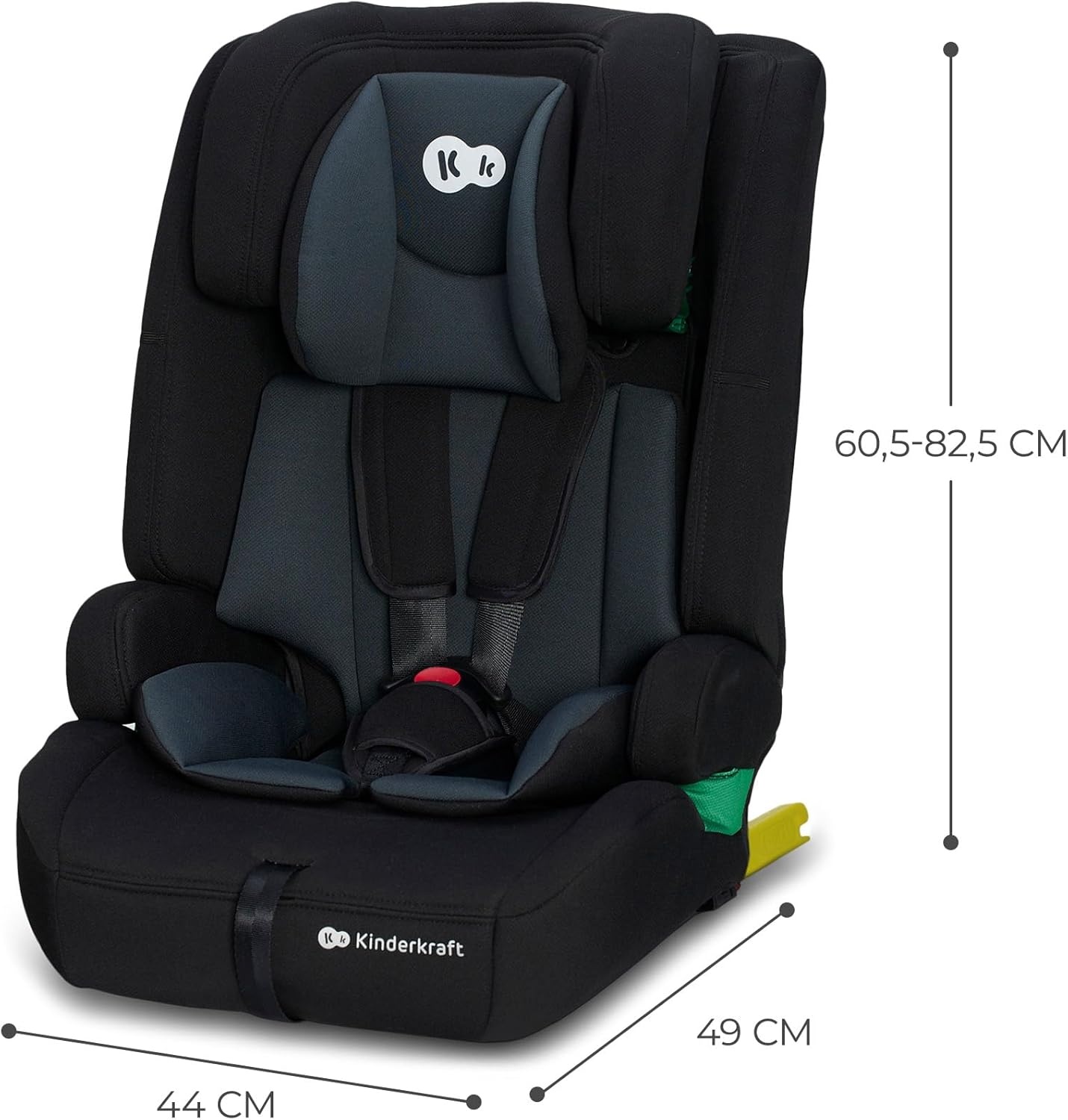 i-Size Autostoel R129 (15m-12jr) met Isofix & Top Tether - Zwart