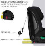 i-Size Autostoel R129 (15m-12jr) met Isofix & Top Tether - Zwart