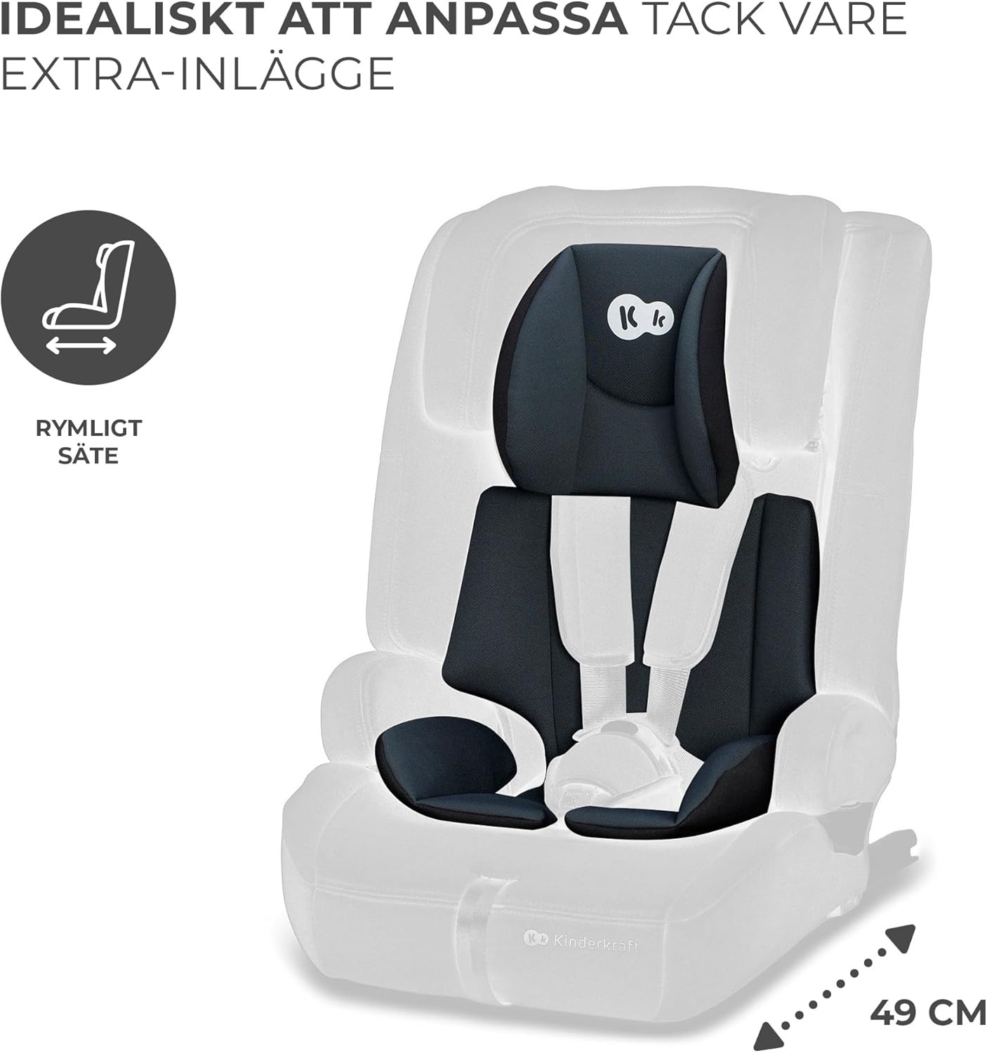 i-Size Autostoel R129 (15m-12jr) met Isofix & Top Tether - Zwart