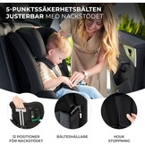 i-Size Autostoel R129 (15m-12jr) met Isofix & Top Tether - Zwart