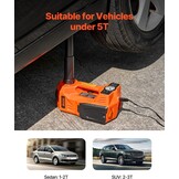 Elektrische Krik 5 Ton met Bandenpomp - 34% Korting