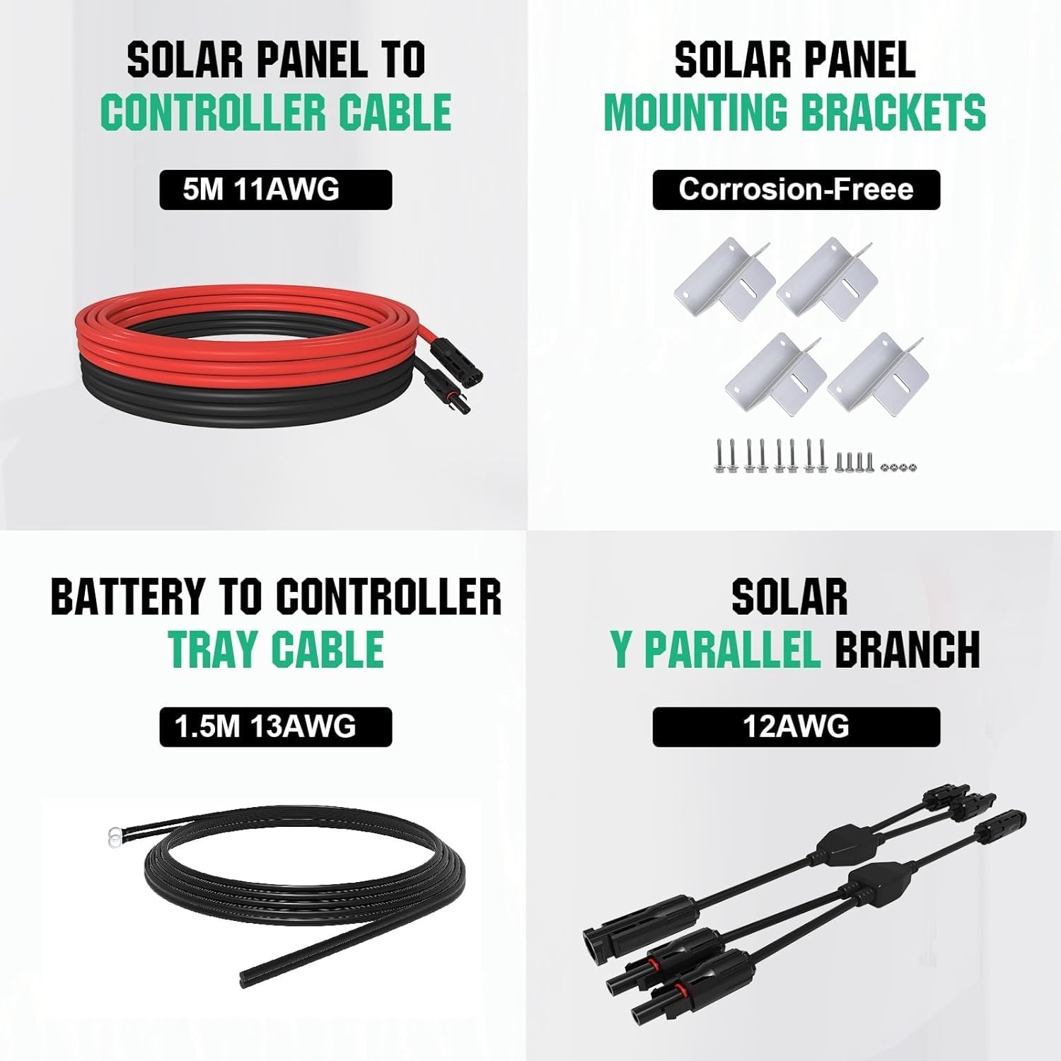 240W Zonnepaneel Set Camper/Boot + 30A Laadregelaar | 35% Korting