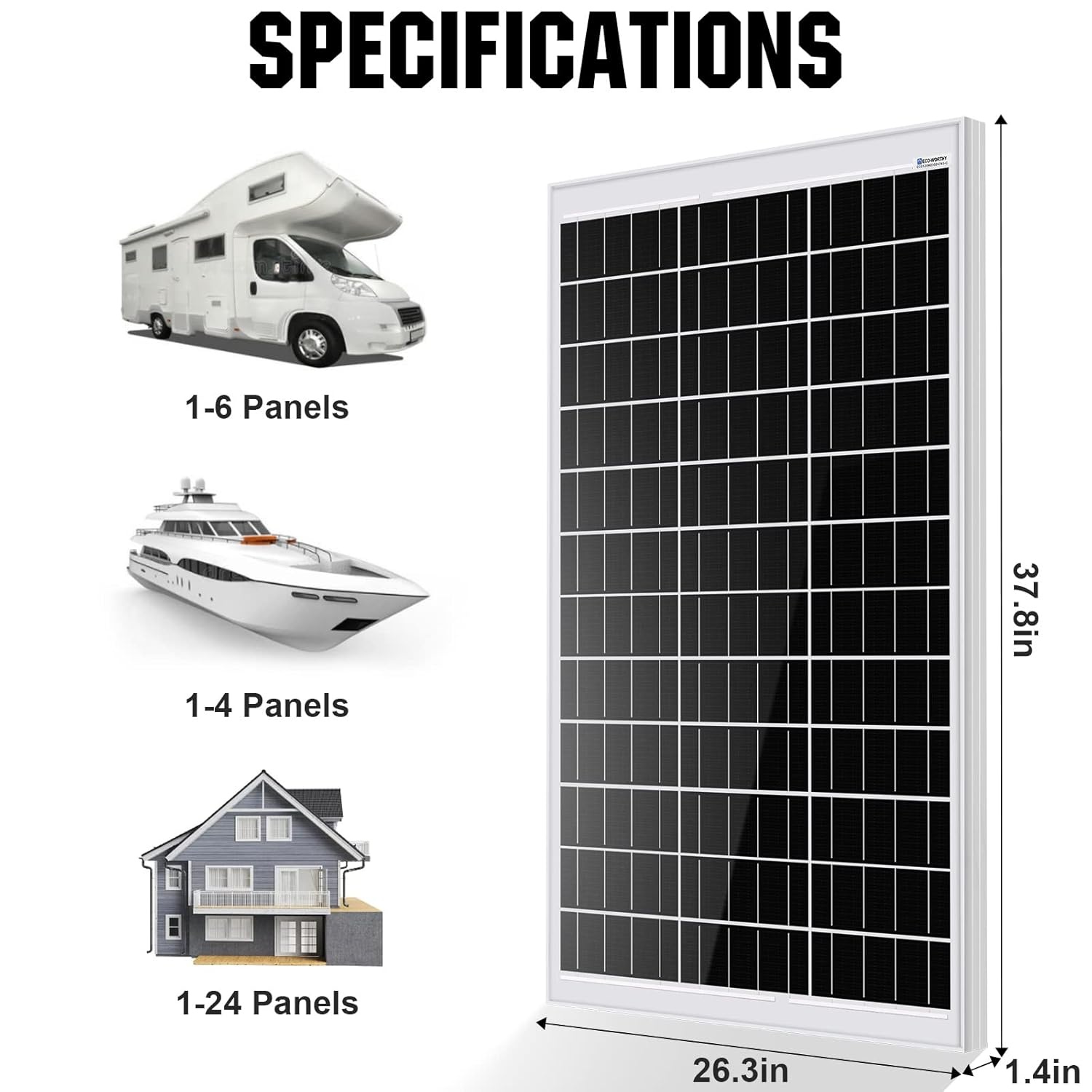 240W Zonnepaneel Set Camper/Boot + 30A Laadregelaar | 35% Korting