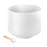 VEVOR Kristallen Klankschaal 8 inch (20 cm) - F-toon - Wit