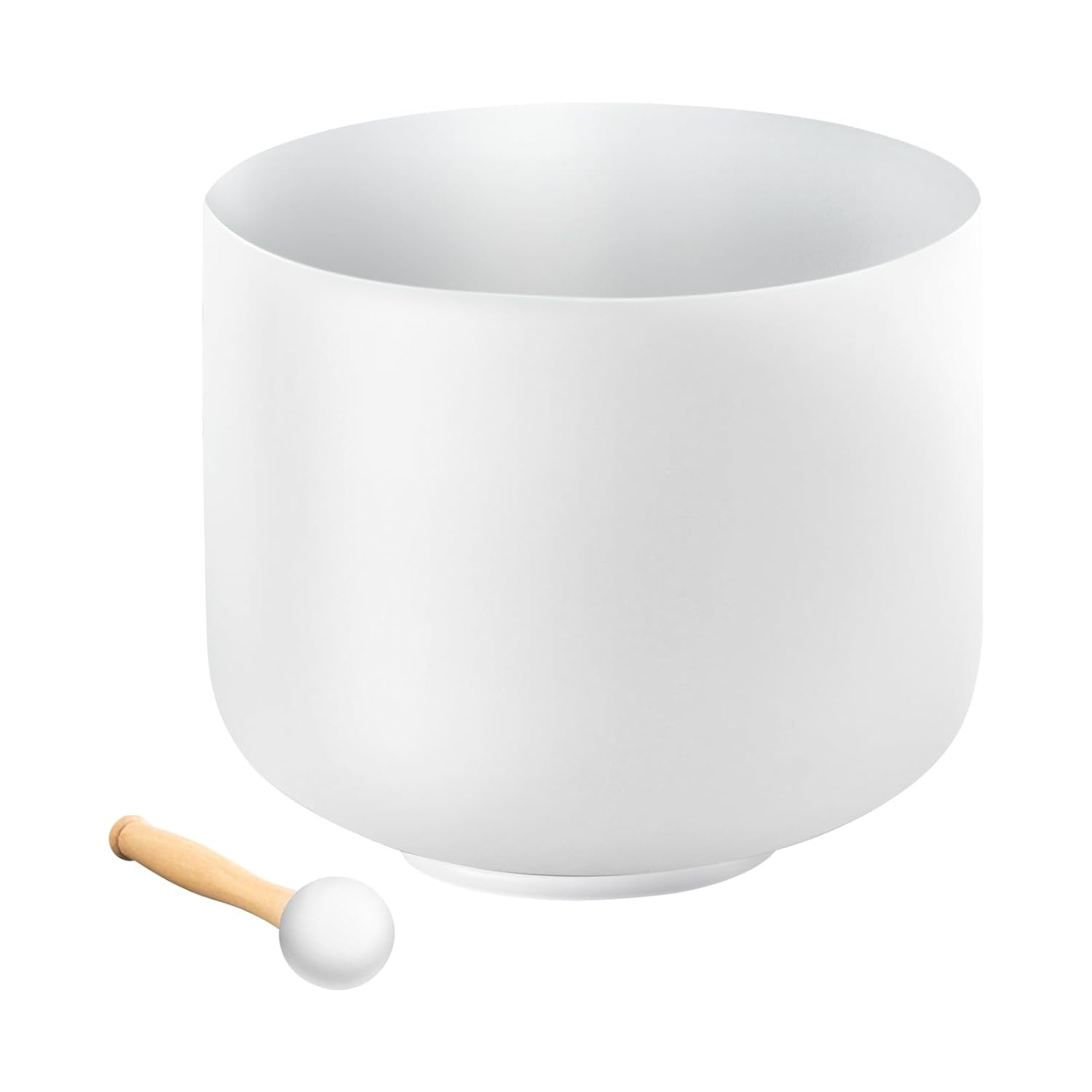 VEVOR Kristallen Klankschaal 8 inch (20 cm) - F-toon - Wit
