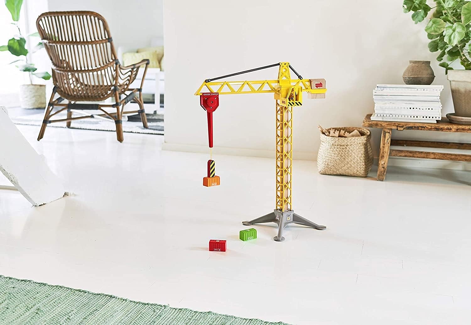 Grote Bouwkraan met Licht | Brio World 33835 | Vanaf 3 Jaar | -33%