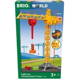 Grote Bouwkraan met Licht | Brio World 33835 | Vanaf 3 Jaar | -33%