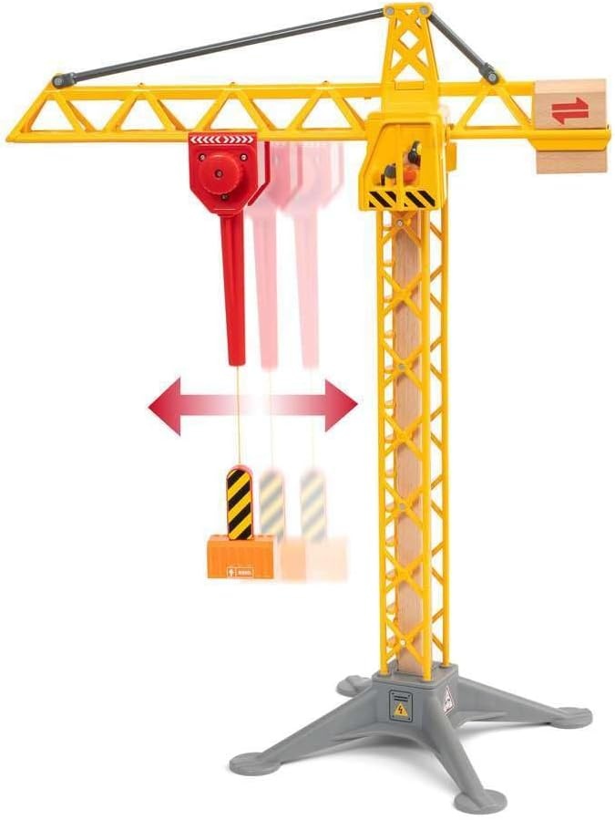 Grote Bouwkraan met Licht | Brio World 33835 | Vanaf 3 Jaar | -33%