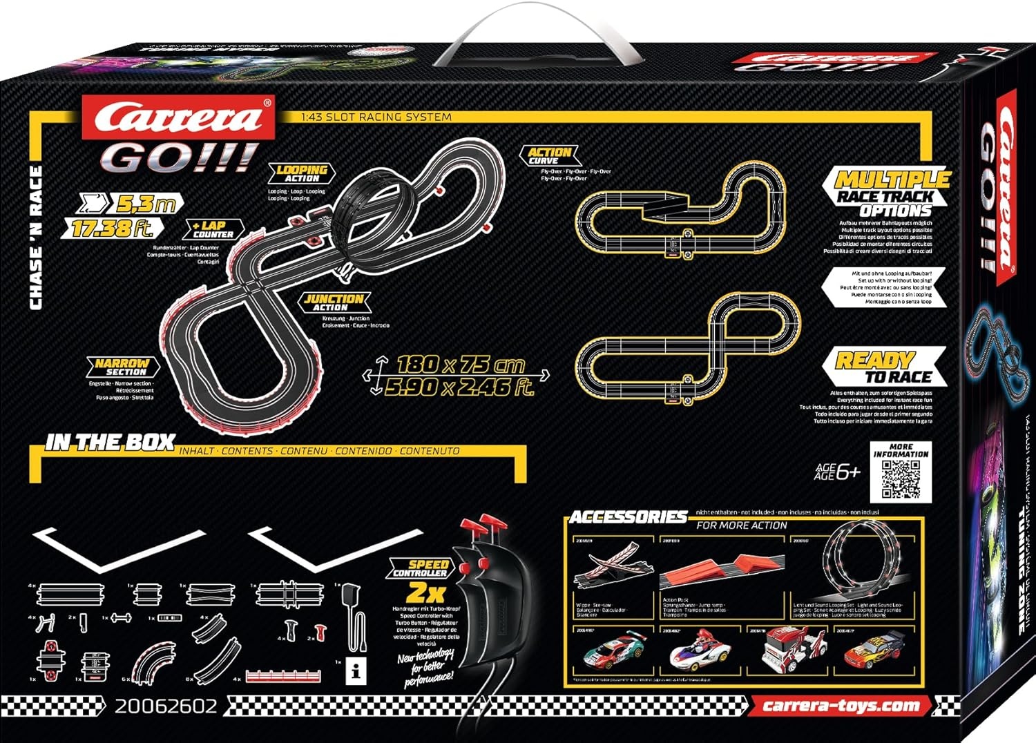 Racebaan 1:43 met Tuning Zone - 5,3m - 58% Korting
