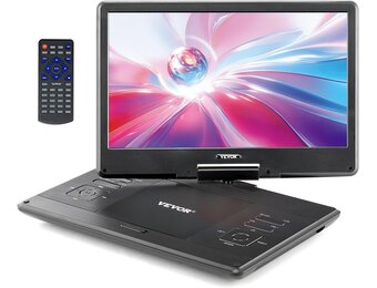 Draagbare DVD-speler 14" met Draaibaar Scherm & 34% Korting