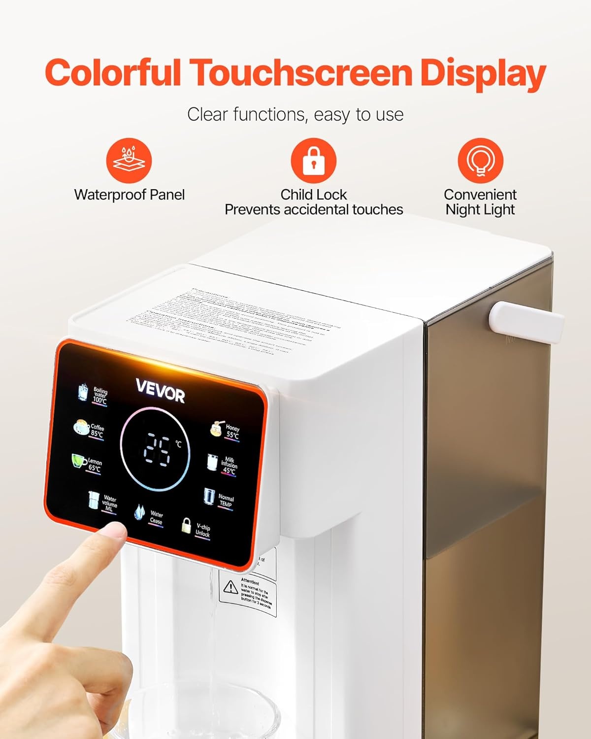 Instant Warmwaterdispenser | 6 Temp, 7 Volumes & 53% Korting