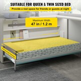 Horizontaal Wandbed Mechanisme - Queen/Eenpersoonsbed - 34% Korting